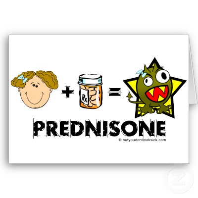 Side effect of steroid prednisone